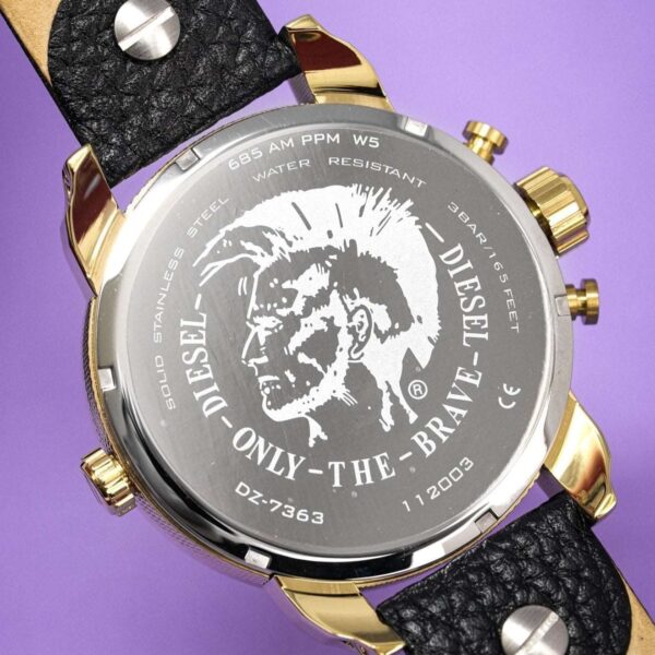 Diesel Dz7363 Herren-Chronograph Little Daddy Gold Uhr - alternate view