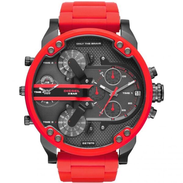 Diesel DZ7370 Herrenuhr „Daddy 2.0“ Roter Chronograph