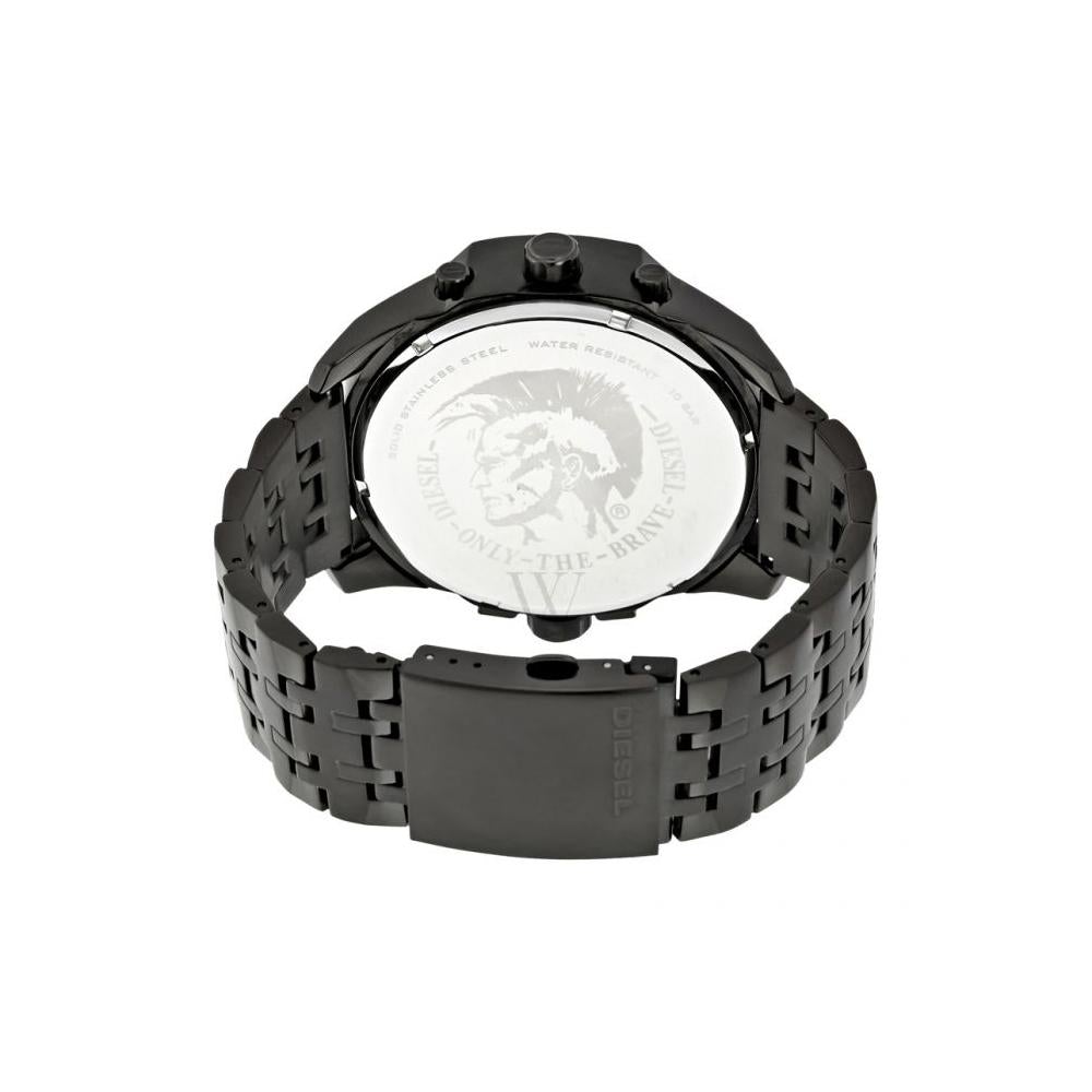 Diesel Dz7373 Men S Uber Chief Black Chronograph Watch - Image 2