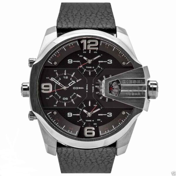 Diesel Dz7376 Men S Black Uber Chief Chronograph Watch