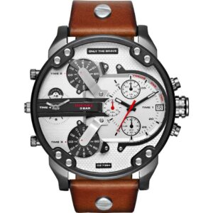 Diesel Dz7394 Men S Chronograph Mr Daddy 2 0 Brown Watch