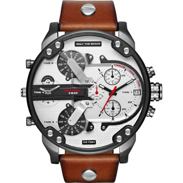 Diesel DZ7394 Herren-Chronograph Mr. Daddy 2.0 Braune Uhr