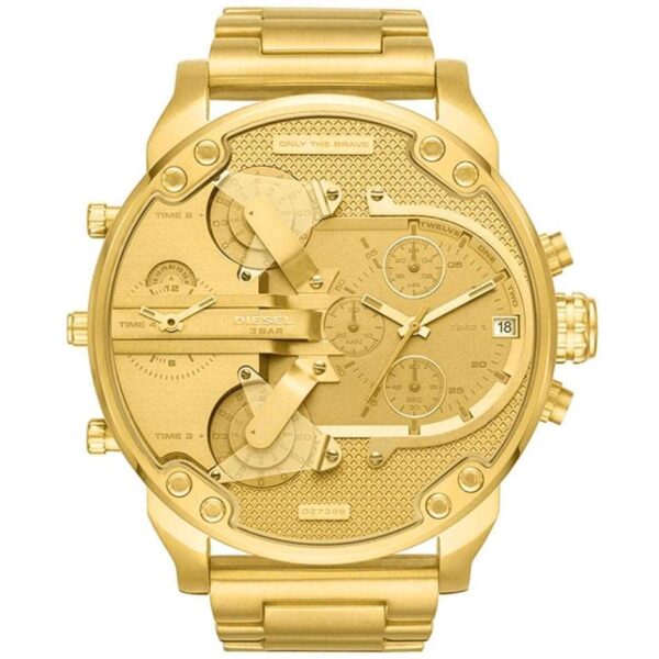Diesel Dz7399 Herren-Chronograph Mr Daddy 2.0 Gelbgold-Uhr