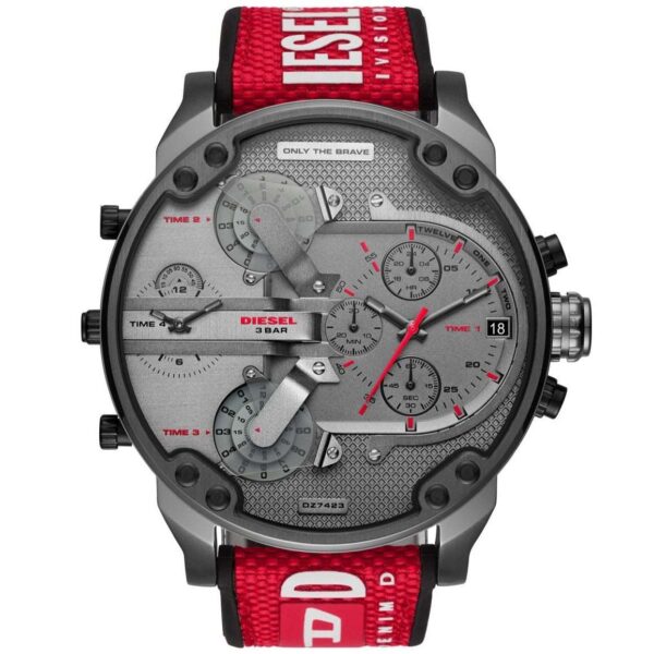 Diesel Dz7423 Herren-Chronograph Mr Daddy 2.0, rot