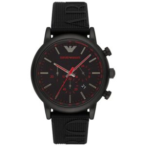 Emporio Armani Ar11024 Men S Luigi Black Chronograph Watch