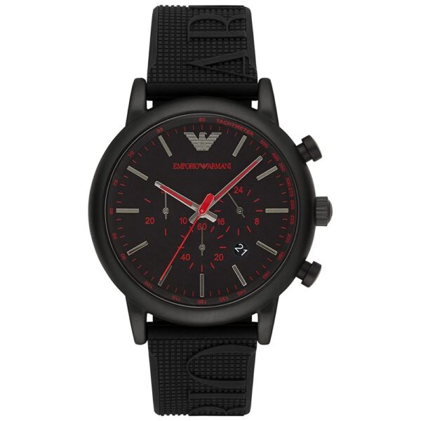 Emporio Armani Ar11024 Men S Luigi Black Chronograph Watch