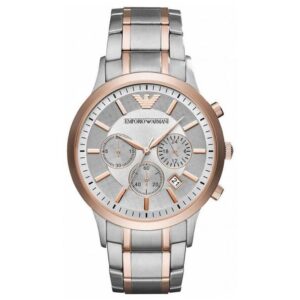 Emporio Armani Ar11077 Men S Rose Gold Chronograph Watch