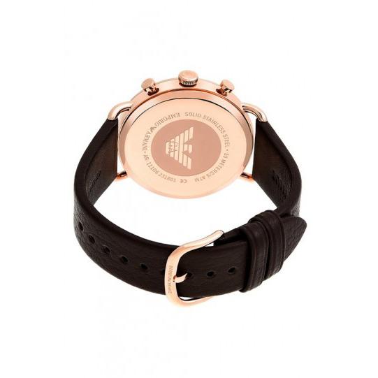 Emporio Armani Ar11106 Men S Aviator Brown Watch - alternate view