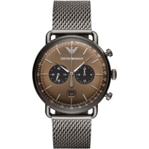 Emporio Armani Ar11141 Men S Gunmetal Chronograph Watch