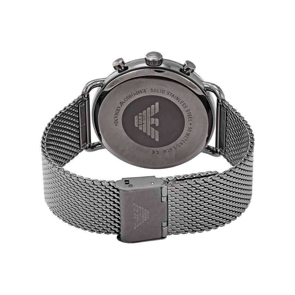 Emporio Armani Ar11141 Men S Gunmetal Chronograph Watch - Image 2