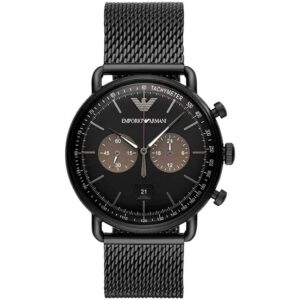 Emporio Armani Ar11142 Men S Aviator Black Watch
