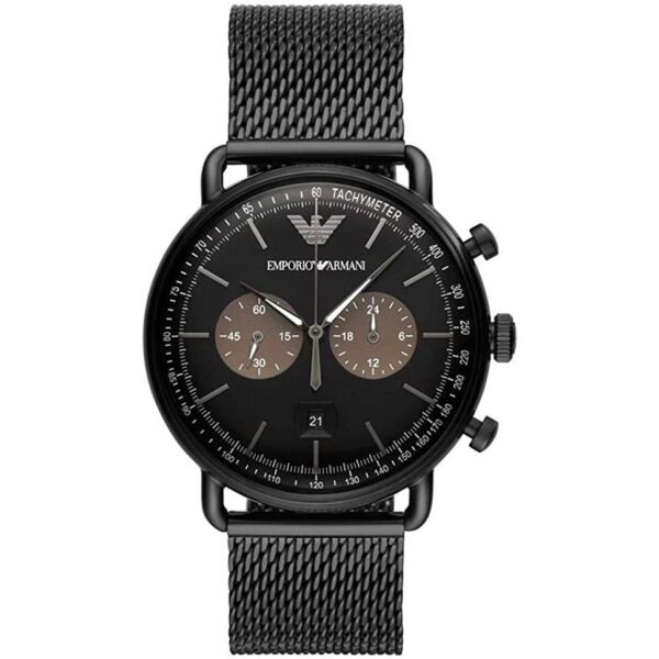 Emporio Armani Ar11142 Men S Aviator Black Watch