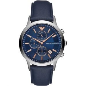 Emporio Armani Ar11216 Men S Renato Blue Chronograph Watch