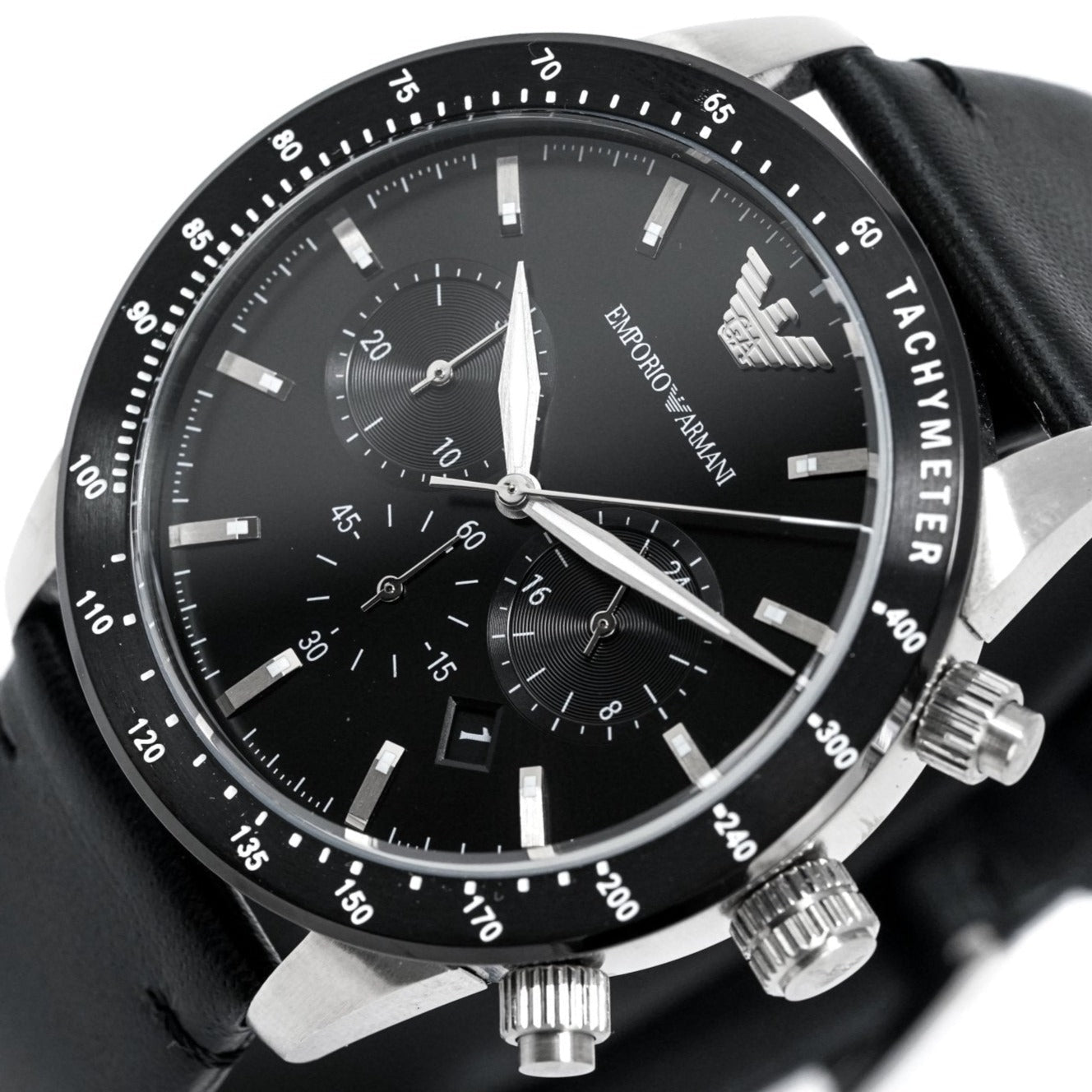 Emporio Armani Ar11243 Men S Sport Mario Chronograph Watch - Image 2