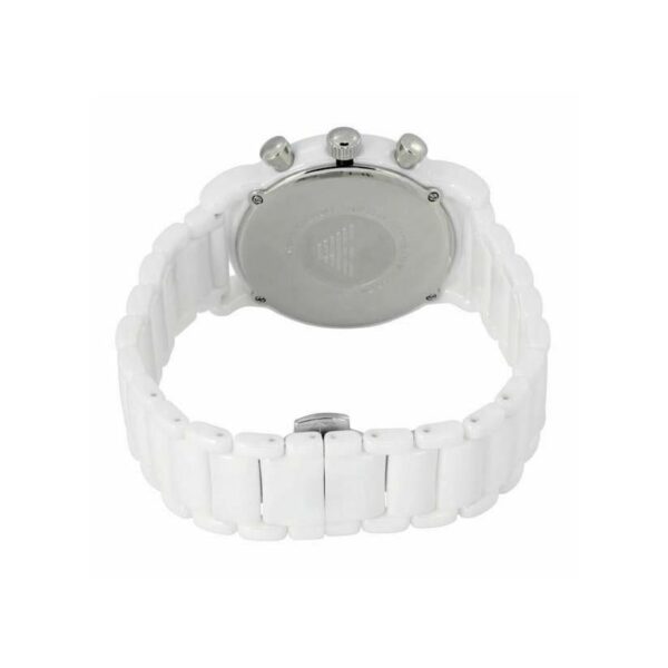 Emporio Armani Ar1499 Men S White Chronograph Watch - alternate view