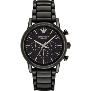 Emporio Armani Ar1507 Men S Black Chronograph Watch
