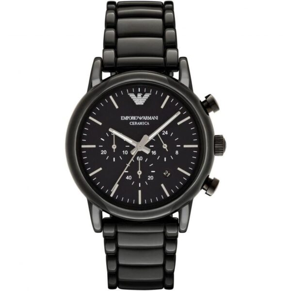 Emporio Armani Ar1507 Men S Black Chronograph Watch