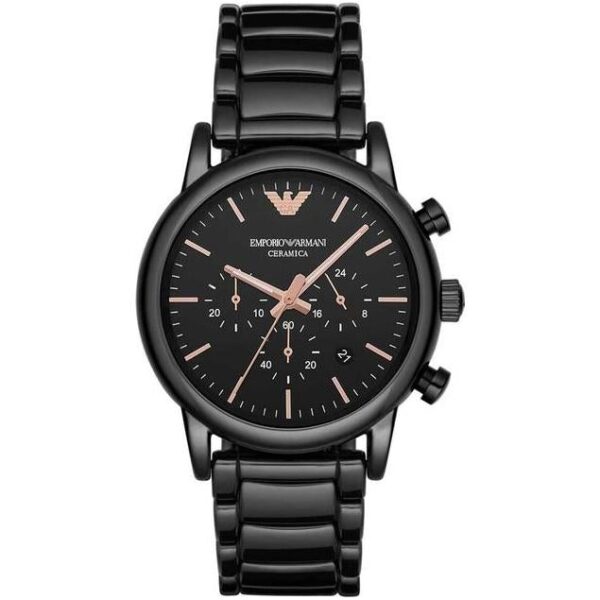 Emporio Armani Ar1509 Men S Rose Gold Chronograph Watch
