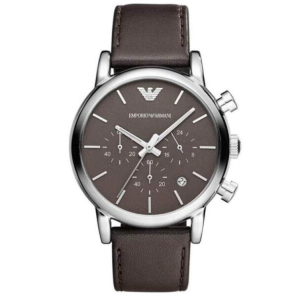 Emporio Armani Ar1734 Men S Luigi Chronograph Brown Watch