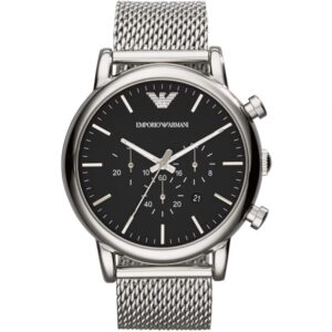 Emporio Armani Ar1808 Men S Luigi Chronograph Mesh Watch