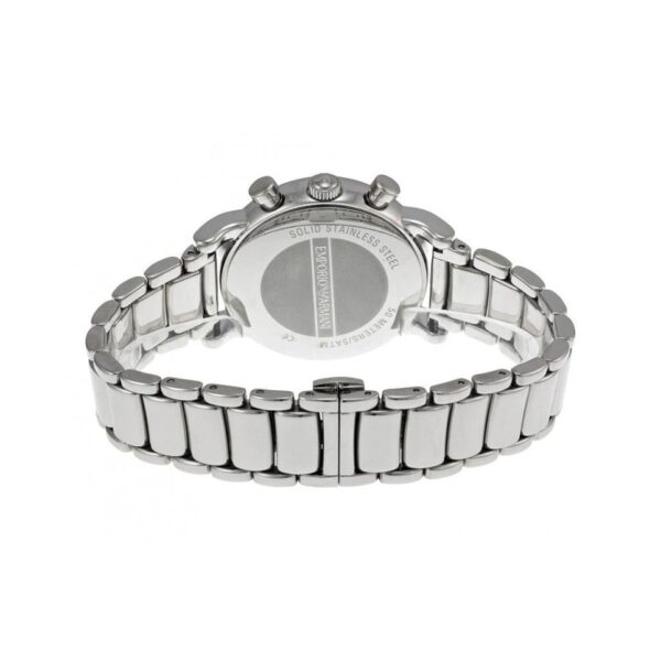 Emporio Armani Ar1853 Men S Silver Chronograph Watch - alternate view