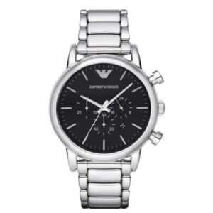Emporio Armani Ar1894 Men S Luigi Silver Chronograph Watch
