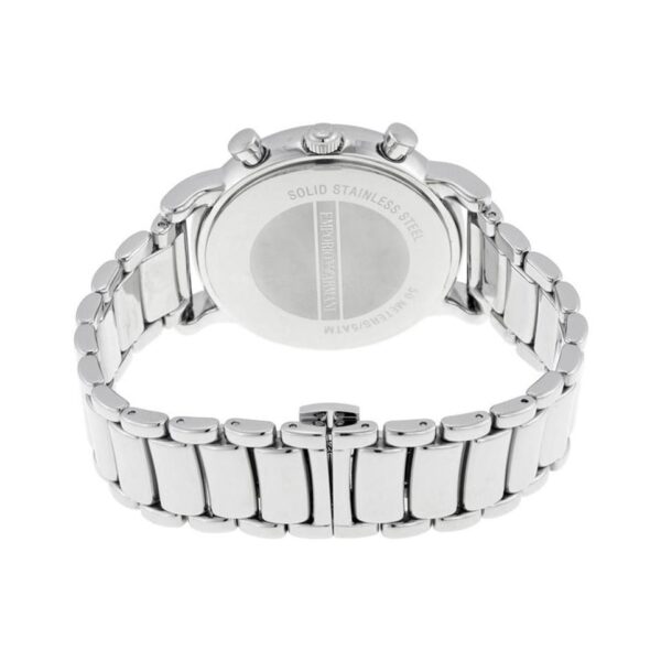 Emporio Armani Ar1894 Men S Luigi Silver Chronograph Watch - alternate view