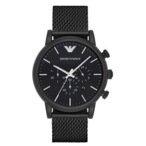 Emporio Armani Ar1968 Men S Black Chronograph Watch