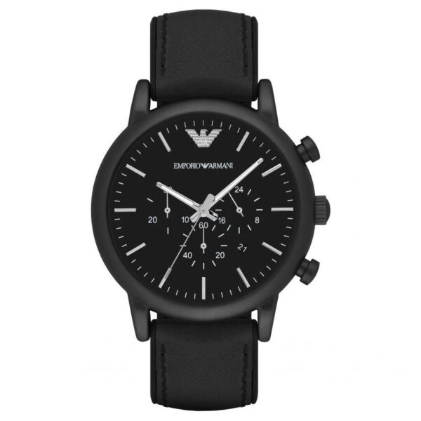 Emporio Armani Ar1970 Men S Luigi Black Chronograph Watch