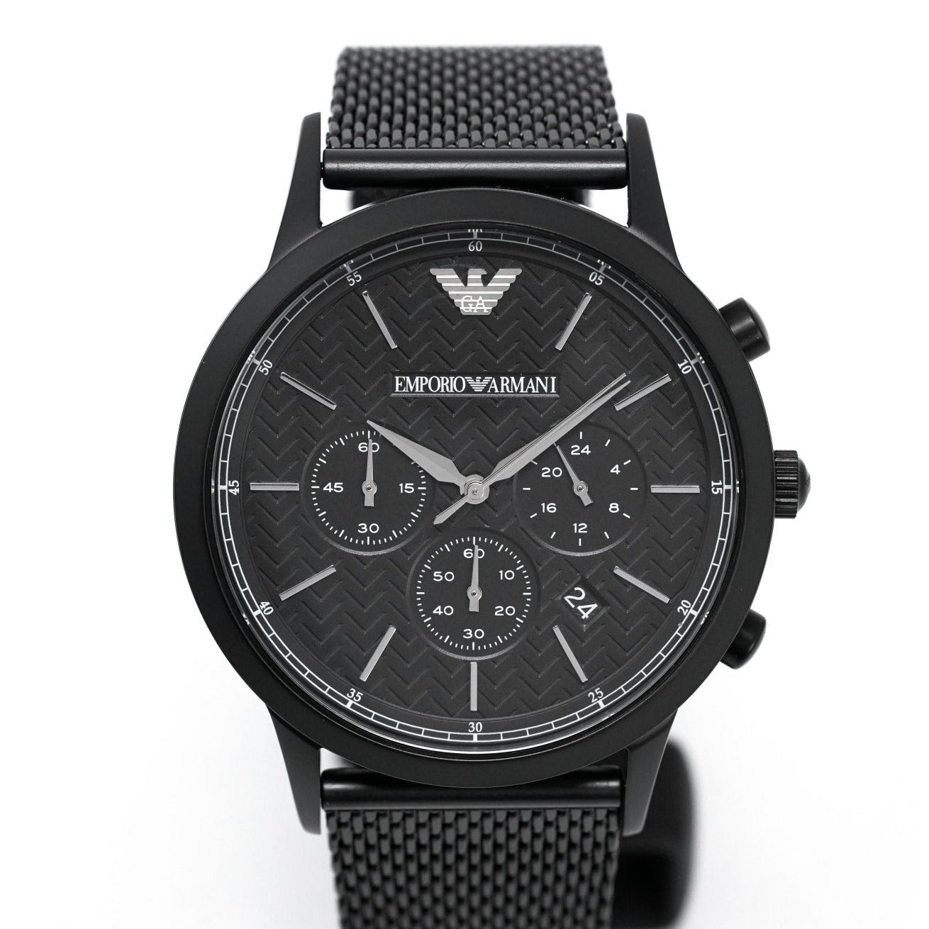 Emporio Armani Ar2498 Men S Chronograph Watch Black Pvd - Image 2