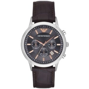 Emporio Armani Ar2513 Men S Renato Chronograph Grey Watch