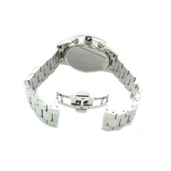 Emporio Armani Ar5855 Men S Silver Chronograph Watch - Image 2