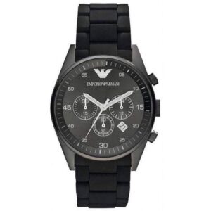 Emporio Armani Ar5889 Men S Black Chronograph Watch