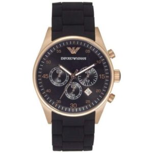 Emporio Armani Ar5906 Ladies Sportivo Chronograph Rose Gold Pvd Watch
