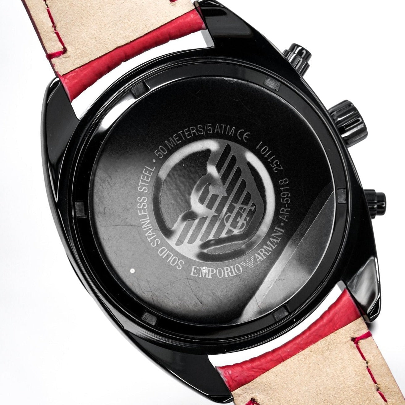 Emporio Armani Ar5918 Men S Sportivo Chronograph Watch Black - Image 3
