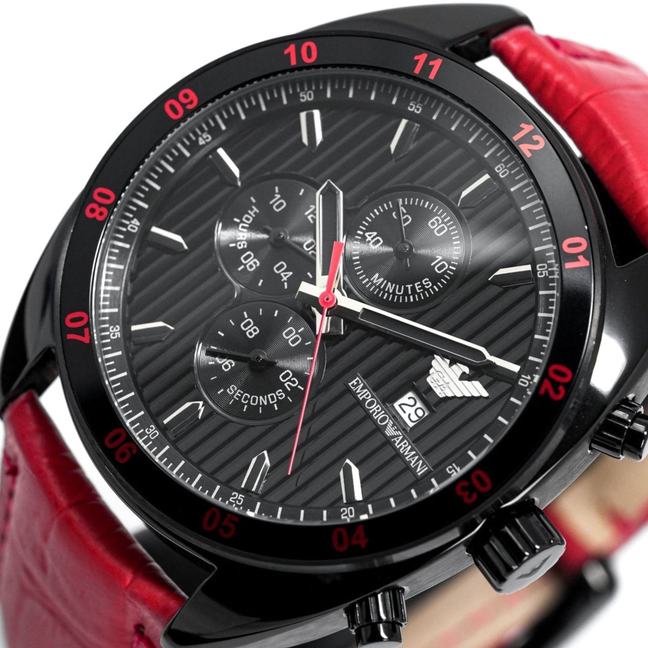 Emporio Armani Ar5918 Men S Sportivo Chronograph Watch Black - Image 4