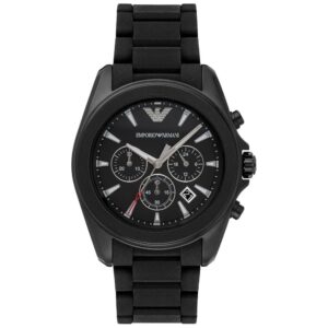 Emporio Armani Ar6092 Men S Black Chronograph Watch