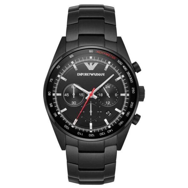 Emporio Armani Ar6094 Men S Black Chronograph Watch
