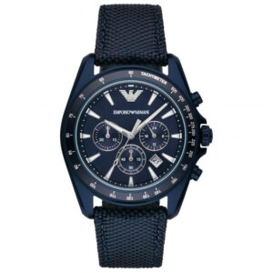 Emporio Armani Ar6132 Men S Blue Chronograph Watch