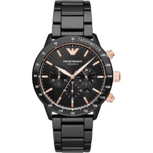 Emporio Armani Ar70002 Men S Mario Ceramic Chronograph Watch