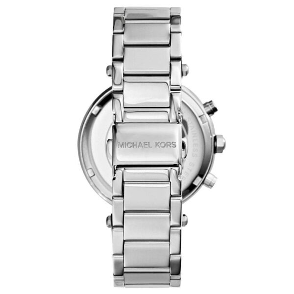 Michael Kors Mk5353 Ladies Parker Silver Chronograph Watch - alternate view