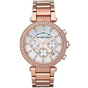Michael Kors Mk5491 Ladies Parker Rose Gold Chronograph Watch