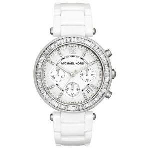 Michael Kors Mk5848 Ladies Parker White Glitz Watch