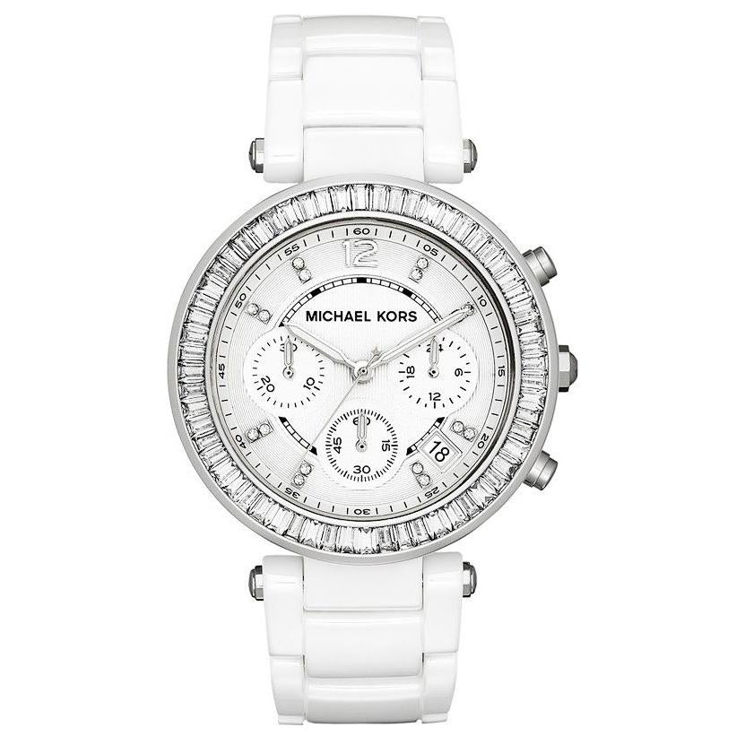 Michael Kors Mk5848 Ladies Parker White Glitz Watch