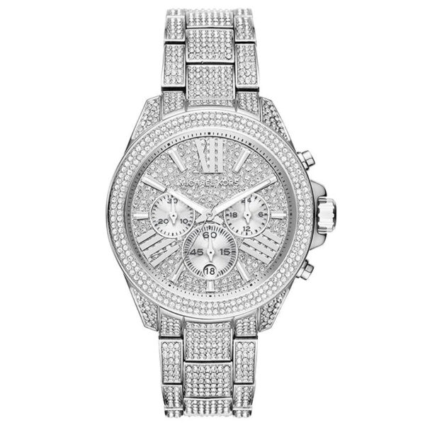 Michael Kors Mk6317 Ladies Silver Wren Chronograph Watch