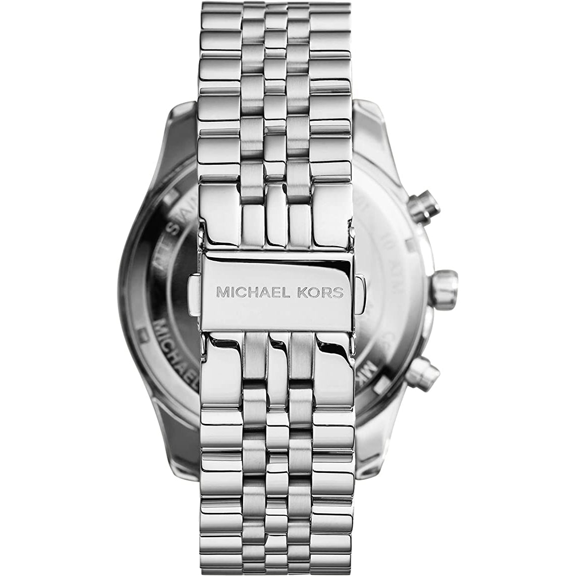 Michael Kors Mk8405 Men S Lexington Chronograph Silver Watch - Image 2