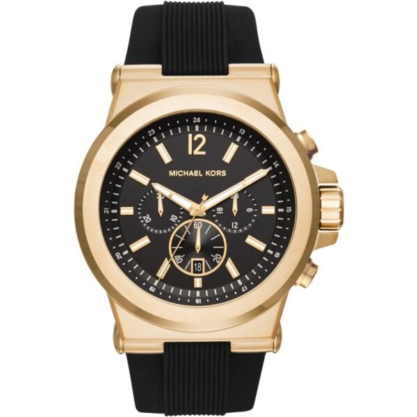 Michael Kors Mk8445 Men S Chronograph Dylan Gold Black Watch