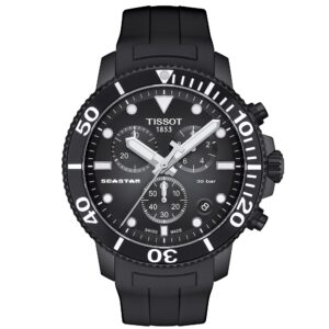 Tissot Seastar 1000 Chronograph Mens Black Watch T120 417 37 051 02