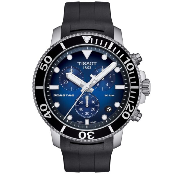 Tissot Seastar 1000 Chronograph Mens Blue Watch T120 417 17 041 00