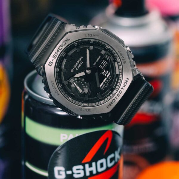 Casio G Shock Mens Black Watch Gm 2100bb 1aer - alternate view